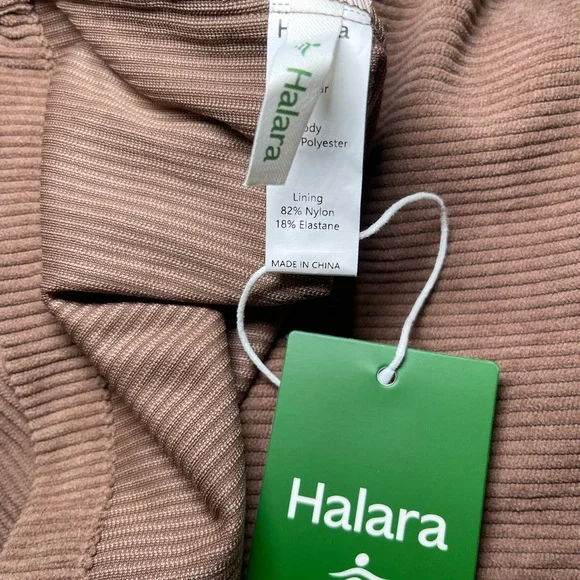 Halara High Waisted 2-in-1 A Line Mini Corduroy Casual Skirt Size XL - Picture 14 of 15